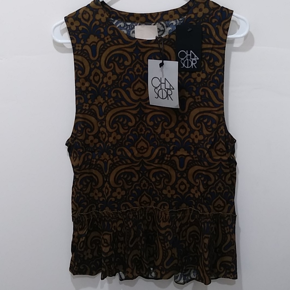COPY - NWT Chaser Peplum Tank